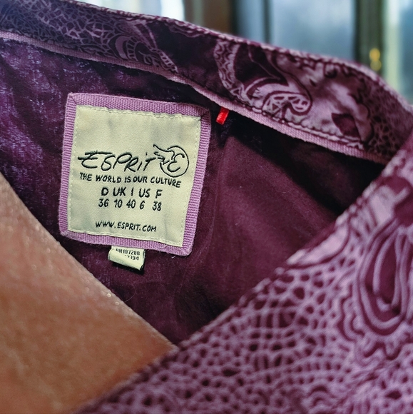 Esprit cotton paisley printed sun dress, size 6. - Picture 11 of 11